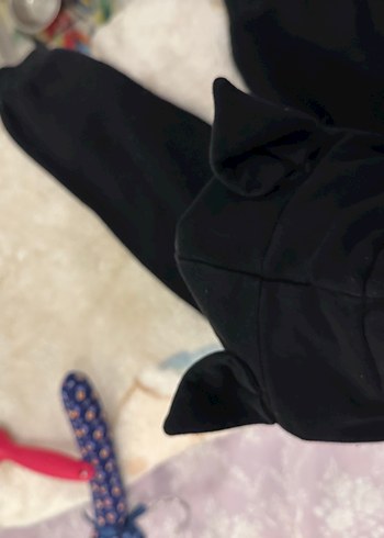s Beden H&M Siyah Kapüşonlu Sweatshirt