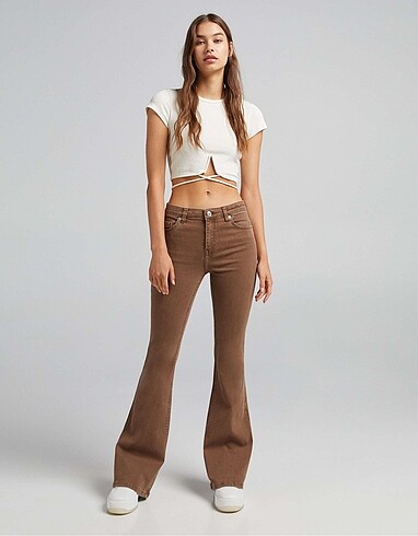 bershka flare jean
