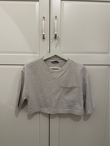 Zara zara crop tişört