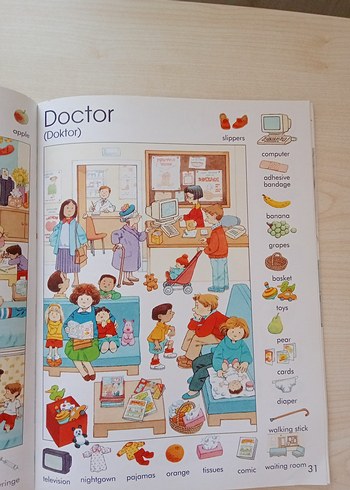 Beden Renk İngilizce İlk Bin Sözcük Çocuk Kitabı