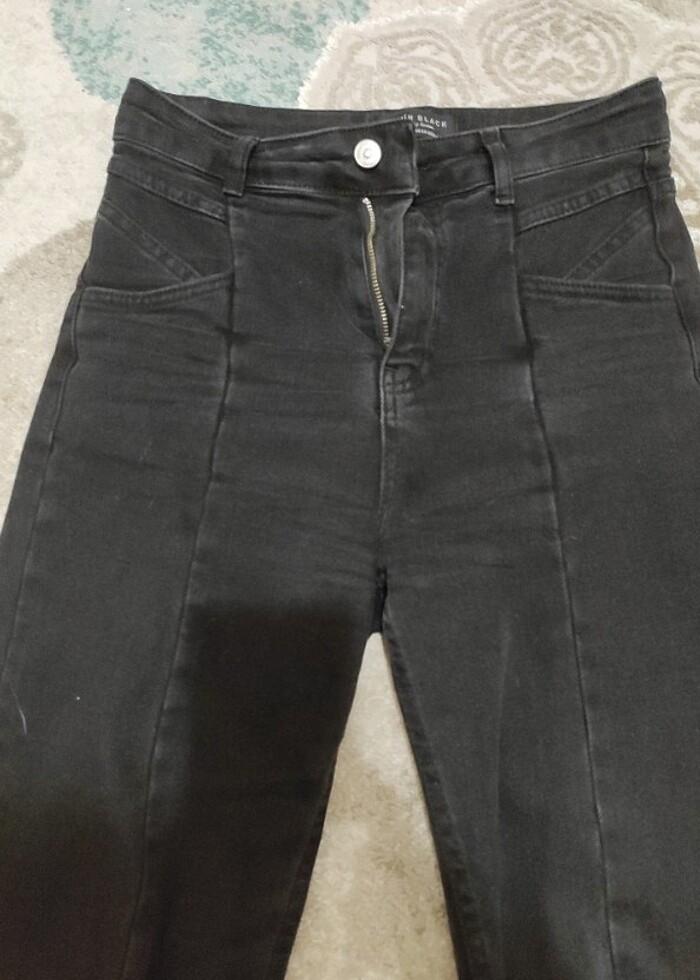Dilvin siyah kot pantolon - Görsel 3