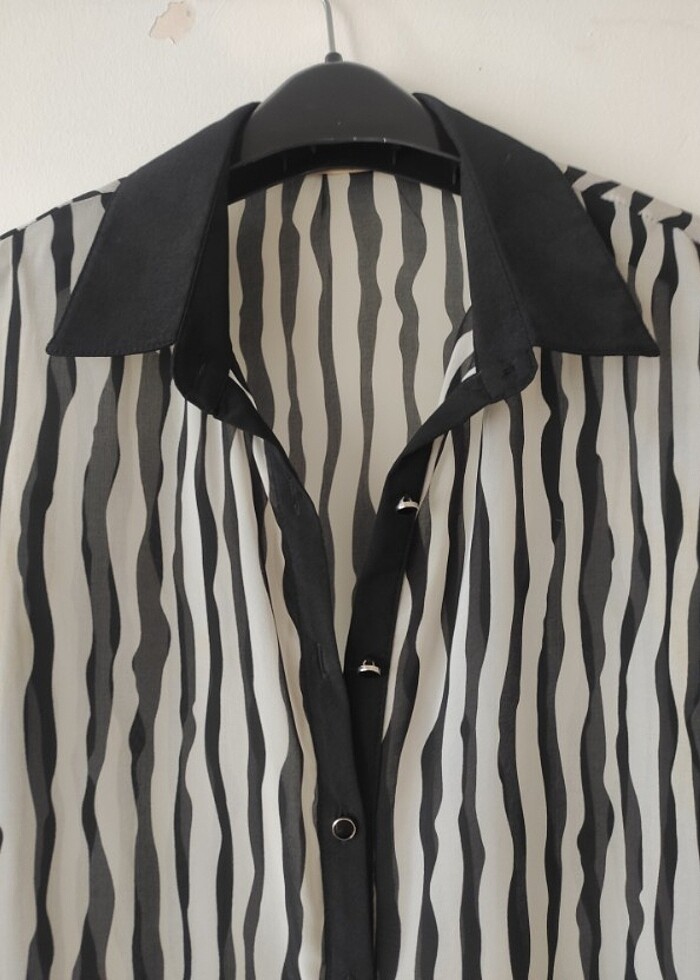 Zebra sık gomlek - Görsel 5