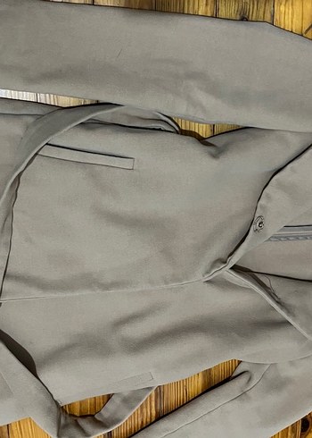 Bej Renkli koton kaban - Görsel 3