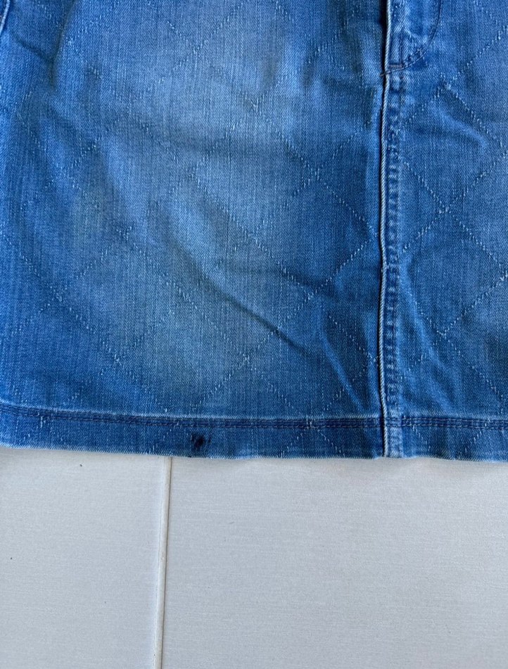 Mavi Denim Mini Etek - Görsel 2