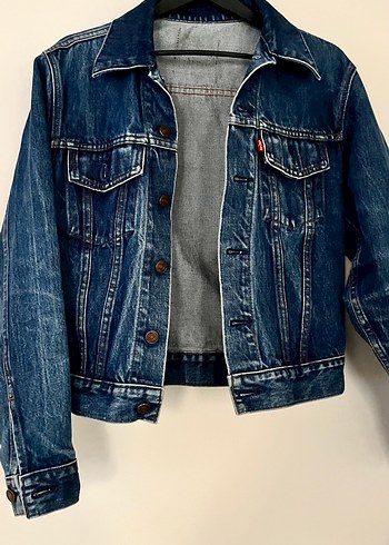 Levis Levi S Koyu Mavi Denim Ceket 1970 Ler Uretimi Orijinal