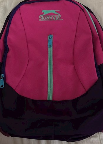 Slazenger Canli Pembe Slazenger Sirt Cantasi
