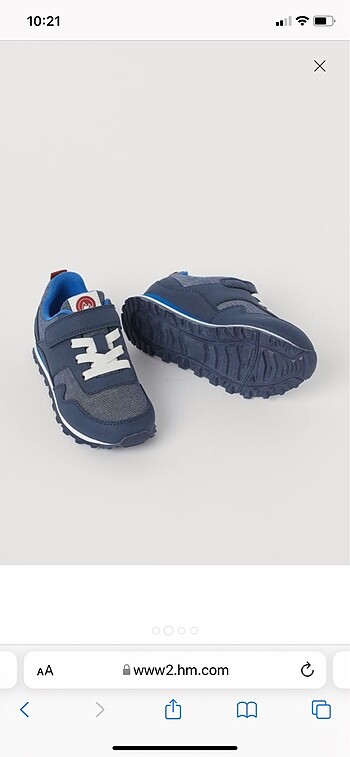 H&M 26 no spor ayakkabı ve 24 no sandalet
