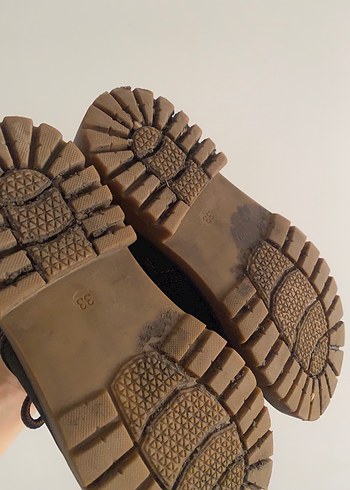 Kahverengi gerçek deri Süet Bağcıklı Bot - Görsel 5