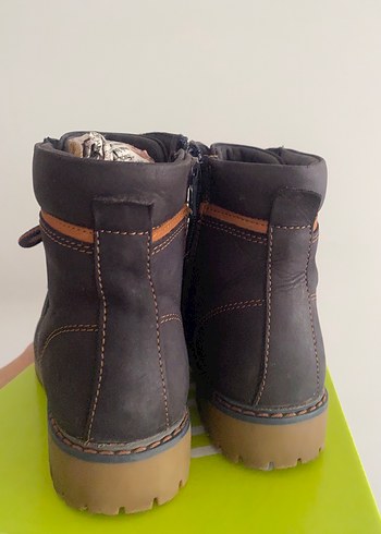 Kahverengi gerçek deri Süet Bağcıklı Bot - Görsel 4