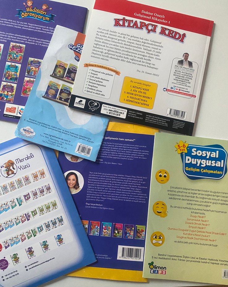 3-7 Yaş Etkinlik Kitapları ve okuma Seti - Görsel 2