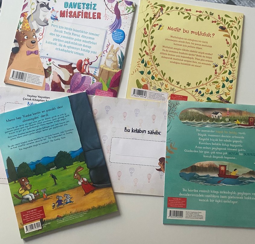 Çocuk Kitapları Seti - 5 Kitap - Görsel 2