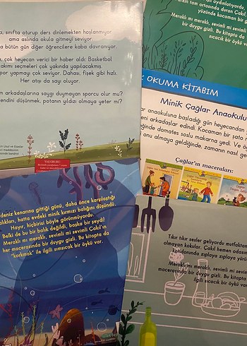 Minik Çağlar Anaokuluna Başlıyor ve Meraklı Çakıl Serisi - Görsel 2