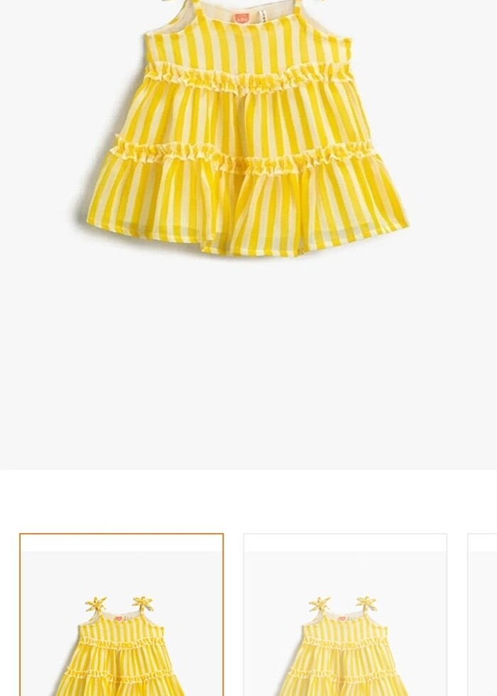 Koton ve lcw 1-2 yaş kız bebek elbise şort ve etek - Görsel 3