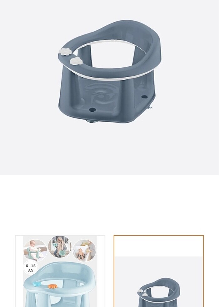 Bebek banyo oturası vakumlu - Görsel 2