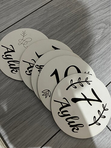 Bebek aylık çekim kartları - Görsel 2