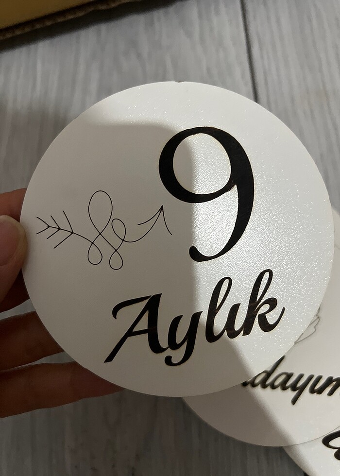 Bebek aylık çekim kartları - Görsel 4