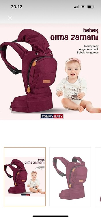 Beden Tommy baby Bebek kanguru