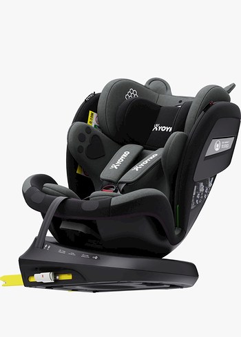 Gri Ayıcık Desenli Çocuk Oto Koltuğu - Görsel 7