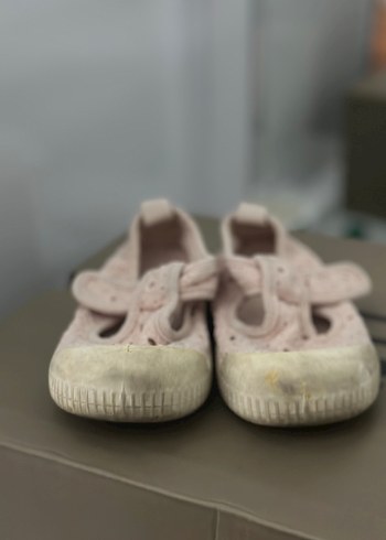 Kızlar için Pembe Bağcıklı Spor Ayakkabı - Görsel 2