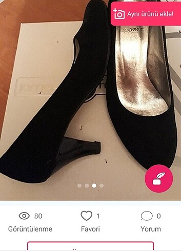 38 Beden Topuklu ayakkabı