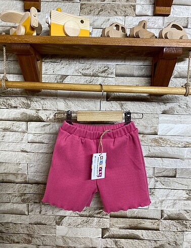 CTT1001P / Kız Basic Fitilli Şort (KAŞKORSE KUMAŞ) 5 yaş