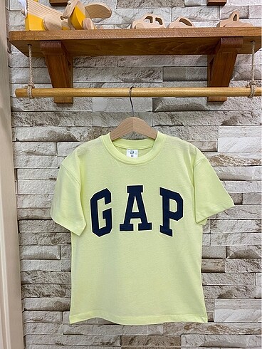 2106 / GAP BASKILI TİŞÖRT (Fırçalı Kumaş) 7/8 yaş