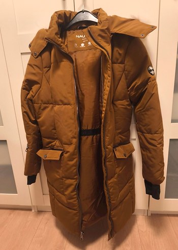 Kahverengi Kürklü Kadın Kışlık Mont - Görsel 3