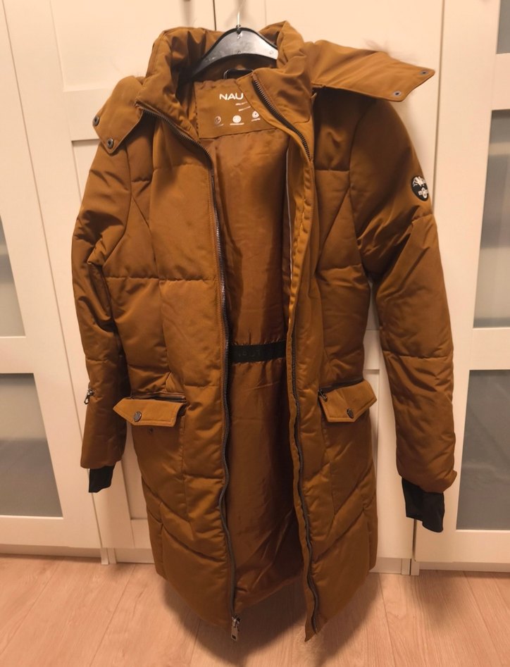 Kahverengi Kürklü Kadın Kışlık Mont - Görsel 3