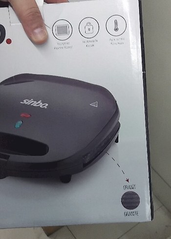 Sinbo Siyah Tost Makinesi