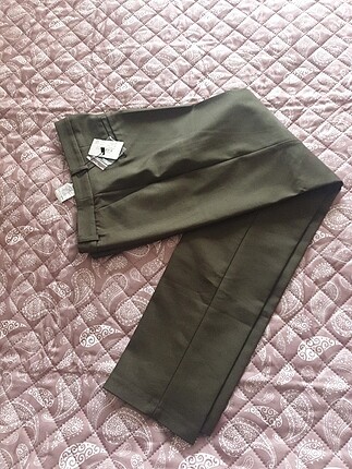 Haki kumaş pantolon