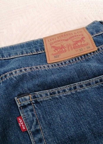 Levis 502 Mavi Denim Jean