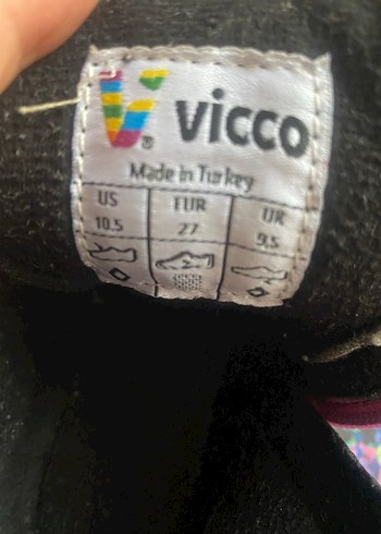 27 Beden pembe Renk Vicco 27 numara bot