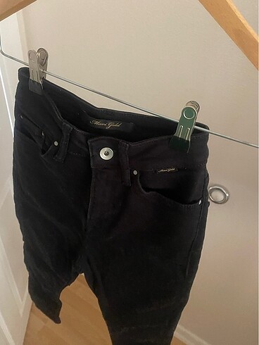 xs Beden siyah Renk Yüksek bel süper skinny