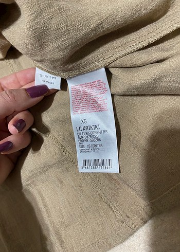 Sıfır Lcw marka keten elbise - Görsel 5