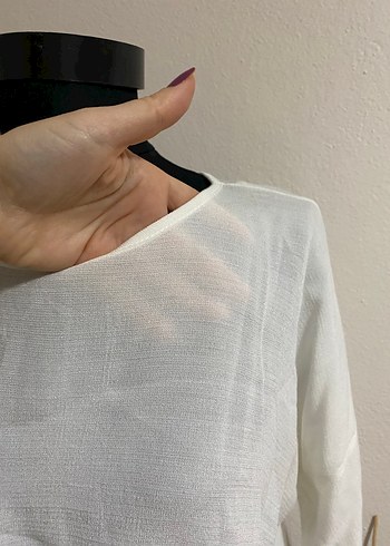 AdL marka transparan bluz - Görsel 4