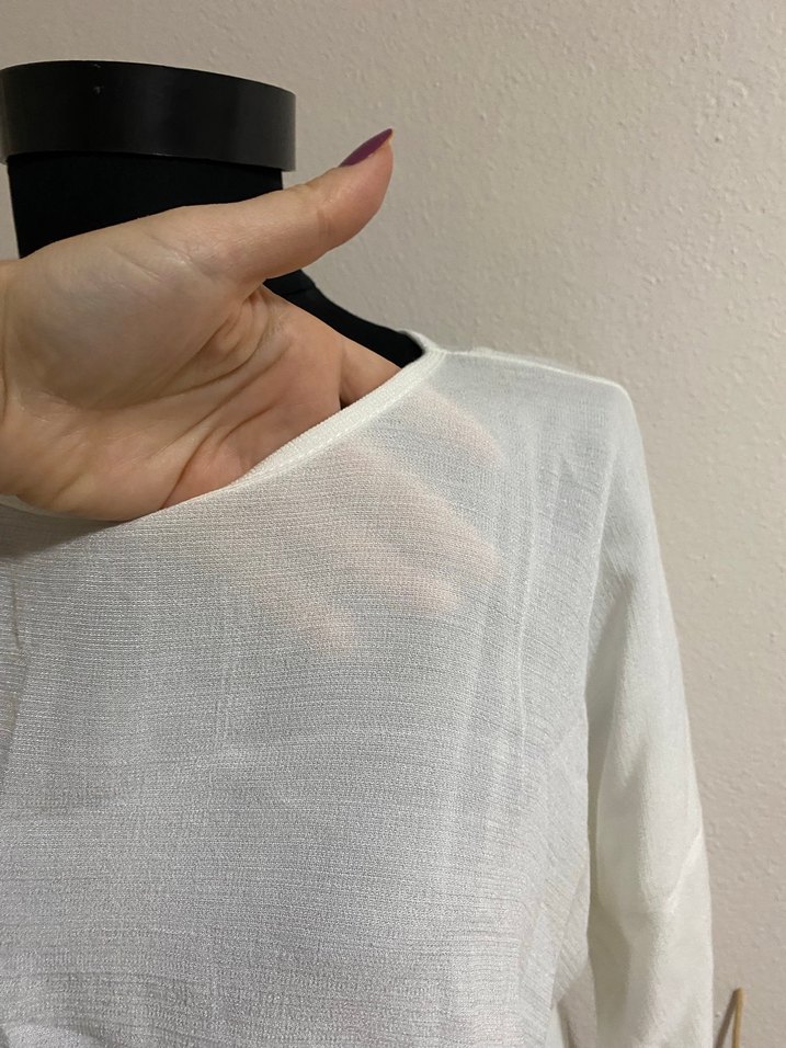 AdL marka transparan bluz - Görsel 4