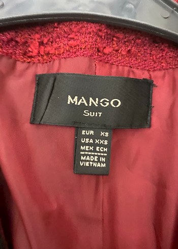 Mango marka tüvit ceket - Görsel 9