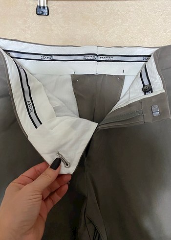 Beymen klasik kesim kalın kanvas kumaş - Görsel 5