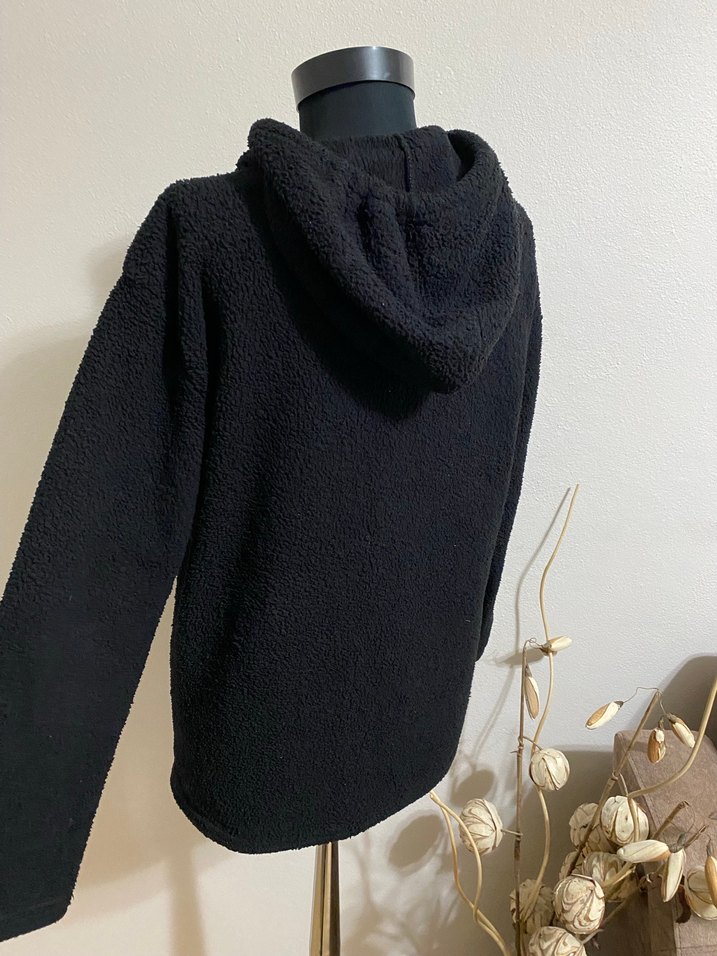 Kapüşonlu Kadın Polar Sweatshirt - Görsel 5