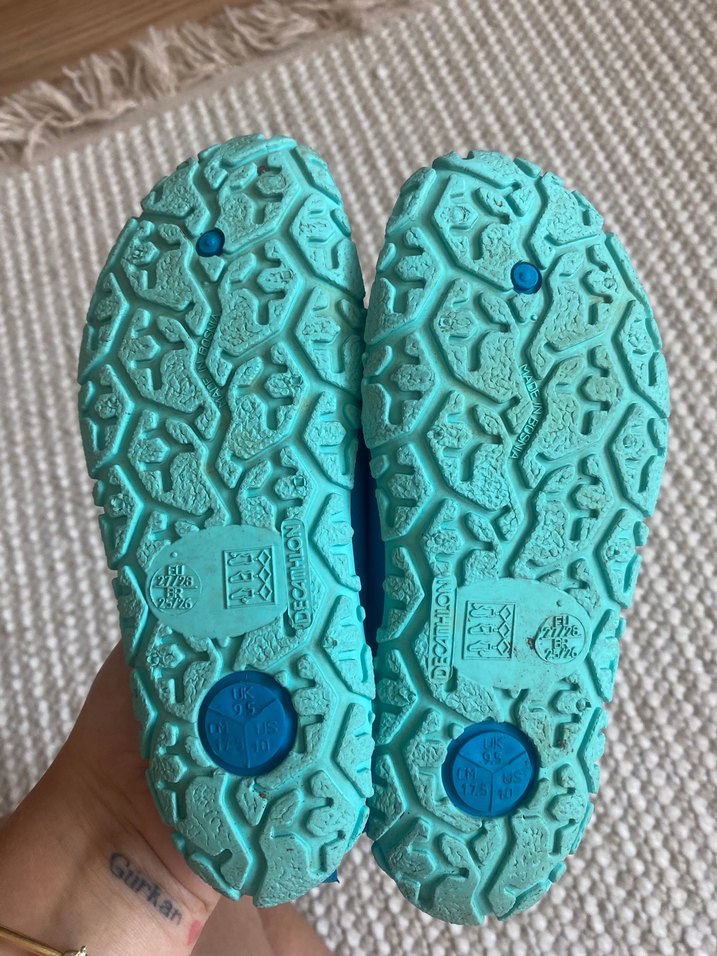 25/26 çocuk Su Ayakkabısı Velcro Kayışlı - Görsel 3