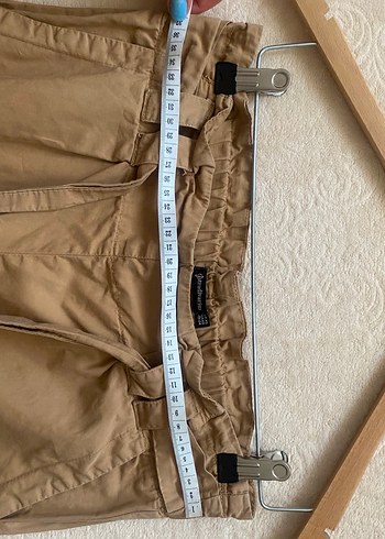 xs Beden camel Renk Stradivarius kanvas pantolon