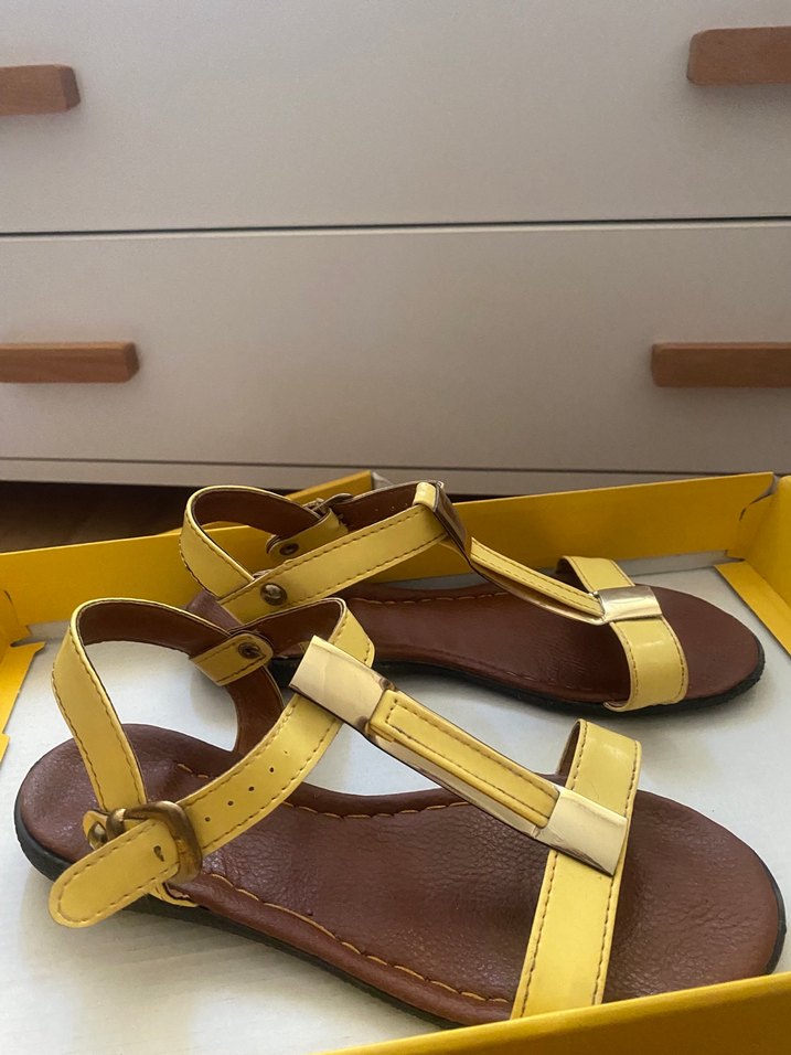 Deri sandalet - Görsel 4