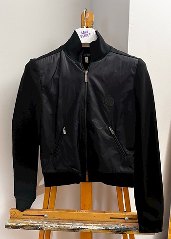 Giorgio Armani Siyah Fermuarli Armani Spor Ceket