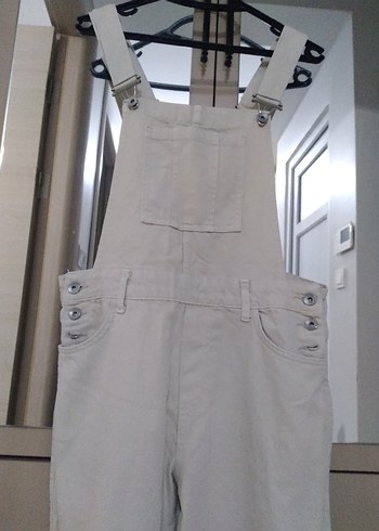Diğer Ekru Denim Tulum