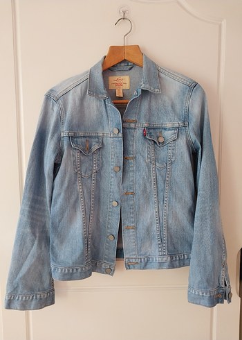 Levis Acik Mavi Denim Ceket