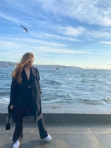 m Beden siyah Renk Kadın kaban