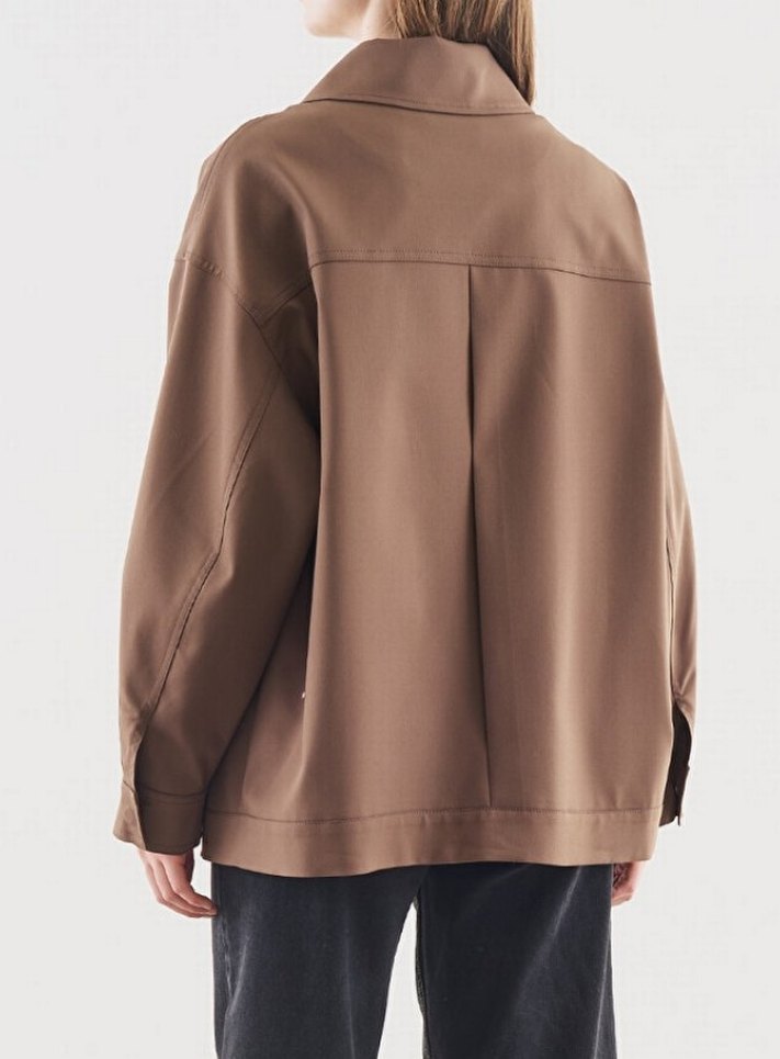 Manuka Kahverengi Oversize Ceket — görsel 2/6