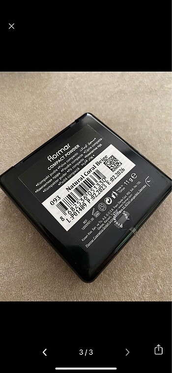 Flormar Flormar compact powder 093 numara