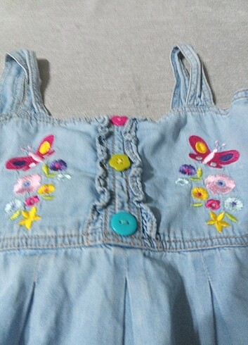 LC Waikiki Kız çocuk elbise ince yazlık kot 6. 7 yas