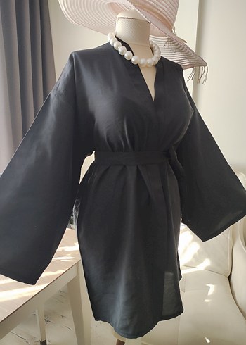 universal Beden siyah Renk kimono
